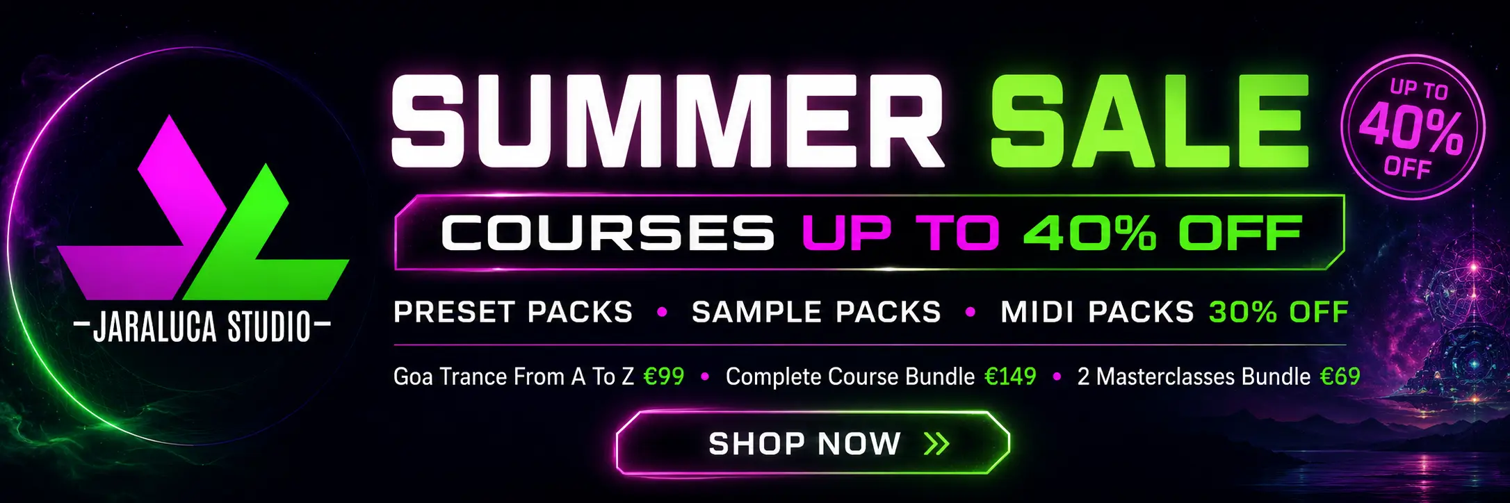 Summer Sale 2026 – Goa Trance Courses & Presets