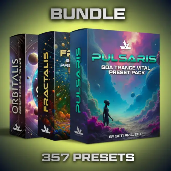 Goa & Psytrance Preset Bundle – JLS Pulsaris + JLS Fractalis + Orbitalis (357 Presets + MIDI built in)